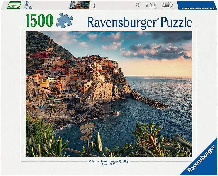 Ravensburger Puzzle Blick auf Cinque Terre, günstig online kaufen