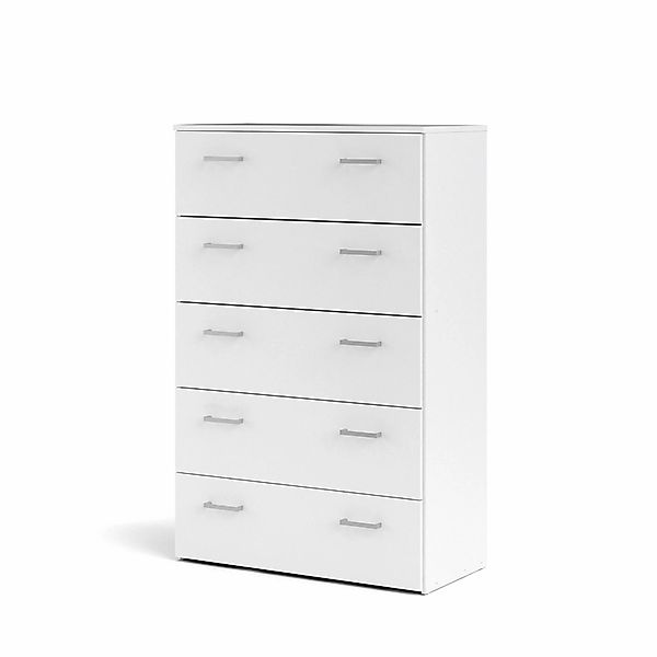 ebuy24 Spell Kommode 5 Schubladen Weiss günstig online kaufen