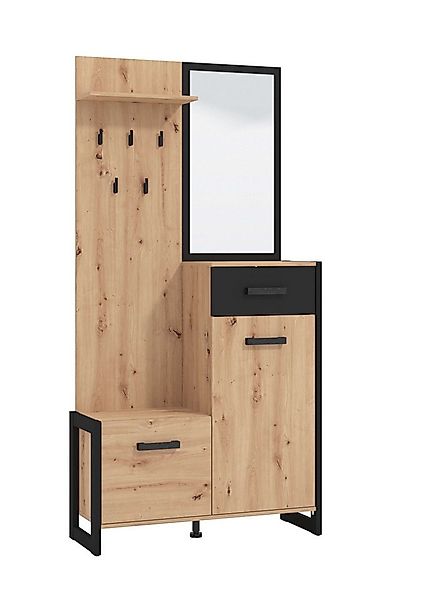 INOSIGN Garderoben-Set Oleron Kompaktgarderobe, Flurgarderobe, Dielenschran günstig online kaufen