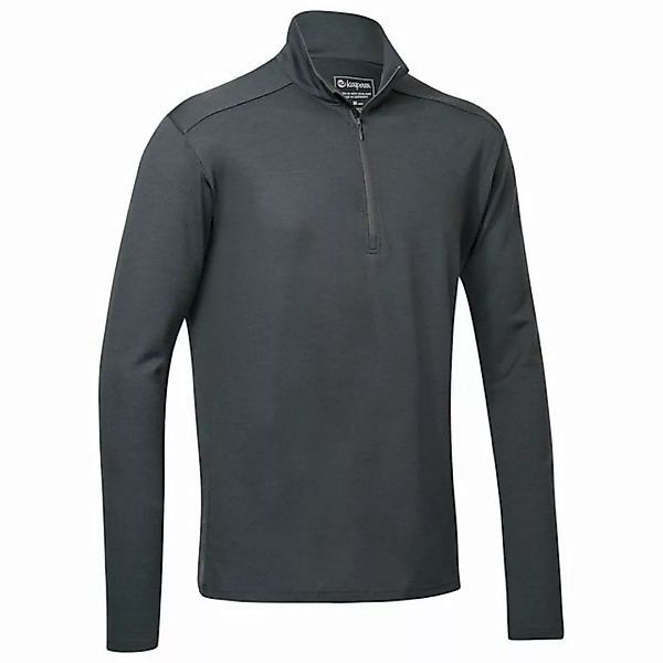 Kaipara - Merino Sportswear Langarmshirt Merino Zip-Neck Herren Regular 200 günstig online kaufen