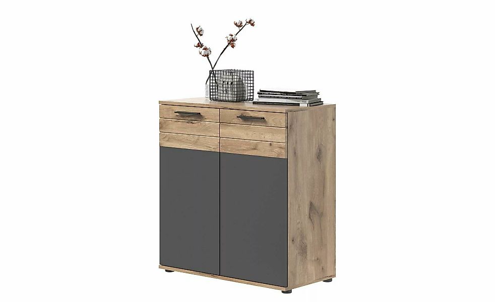 Kommode ¦ grau ¦ Maße (cm): B: 80 H: 87 Kommoden & Sideboards > Kommoden - günstig online kaufen