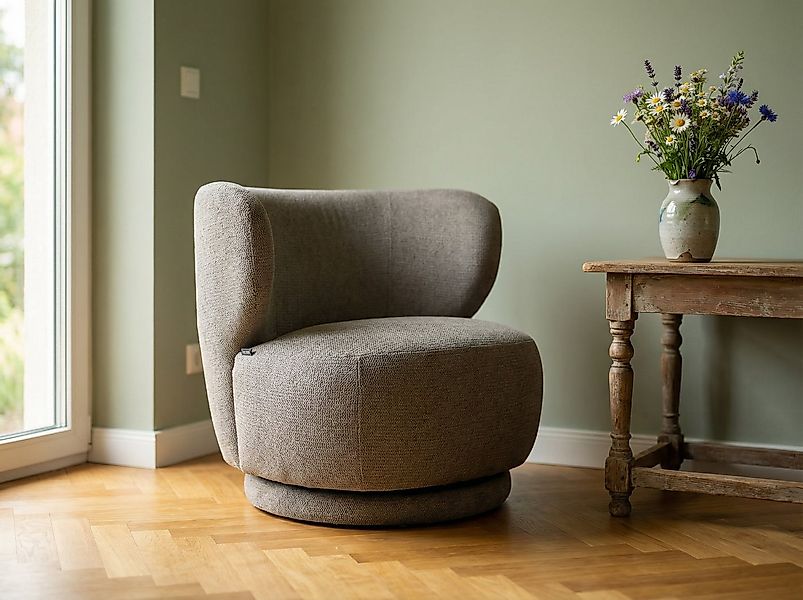 Home affaire Drehsessel ANNELIN, Loungesessel, Clubsessel, 360° drehbar, St günstig online kaufen