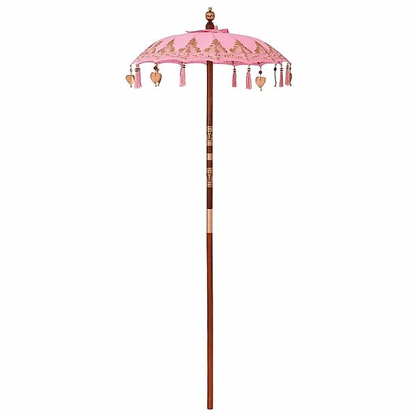 vidaXL Sonnenschirm Balinesischer Sonnenschirm Sonstiges Rosa günstig online kaufen