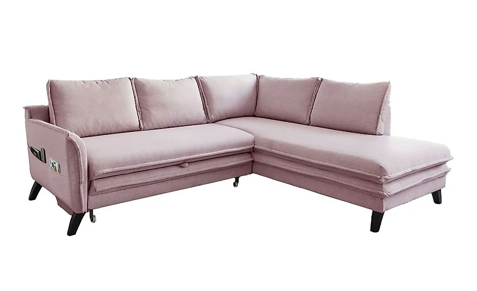 Miuform Ecksofa mit Schlaffunktion Charming Charlie ¦ rosa/pink ¦ Maße (cm) günstig online kaufen