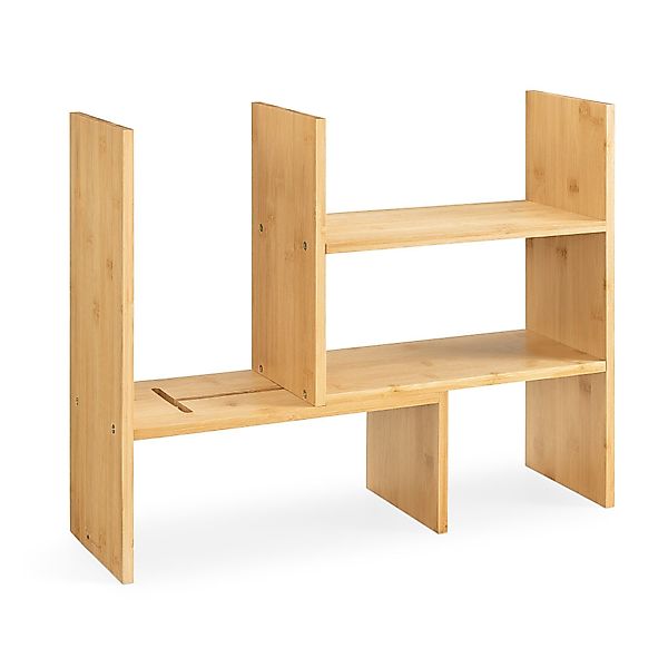 Navaris Bücherwand Schreibtisch-Organizer 51x15,5x40 - verstellbares günstig online kaufen