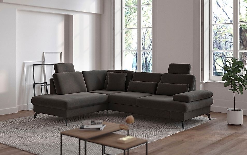 sit&more "Morris L-Form, inkl. Sitztiefenverstellung" wahlweise mit Armteil günstig online kaufen