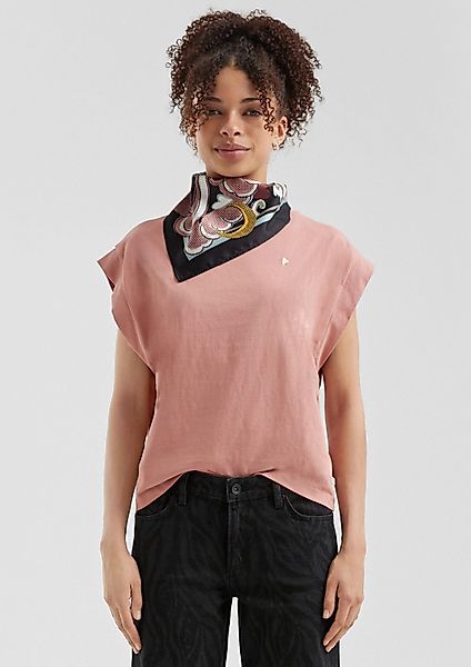 QS Kurzarmshirt T-Shirt T-Shirt mit überschnittenen günstig online kaufen