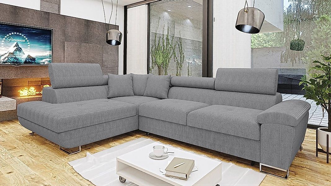 MIRJAN24 Ecksofa Cotere Cord, mit Bettkasten günstig online kaufen
