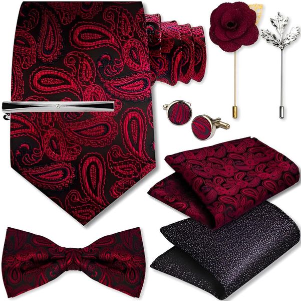 Diyarts Krawatte Hochzeitskrawatte (Fliegen Set mit, günstig online kaufen