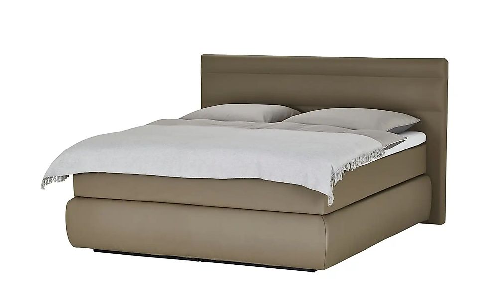 Wohnwert Boxspringbett   Dormian Bolge High ¦ beige ¦ Maße (cm): B: 160 H: günstig online kaufen