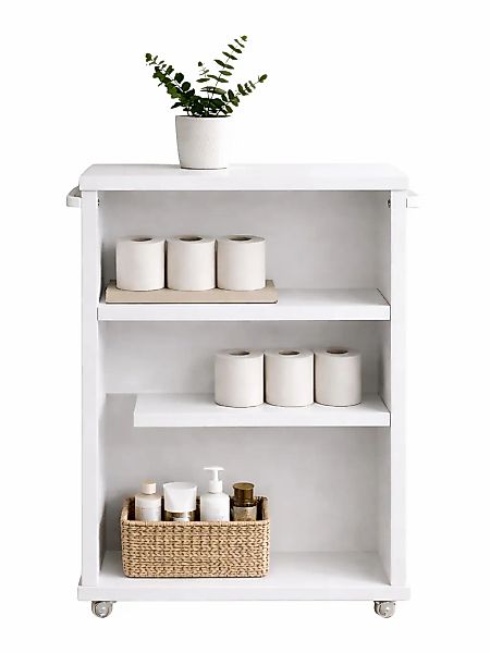 VCM Midischrank "Holz Badschrank Nischenregal Nilari 61 x 20 x 45" 1 Stk. t günstig online kaufen