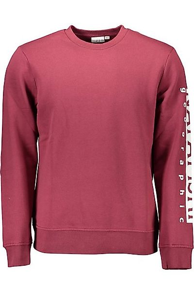 Napapijri Sweatshirt Trendiges rotes Herren-Sweatshirt aus Bio-Baumwolle günstig online kaufen