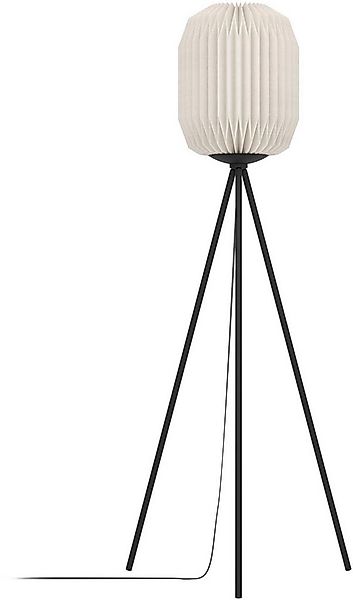 EGLO Stehlampe Belgrave Stehlampe japanisch, aus Metall und Papier, Dreibei günstig online kaufen