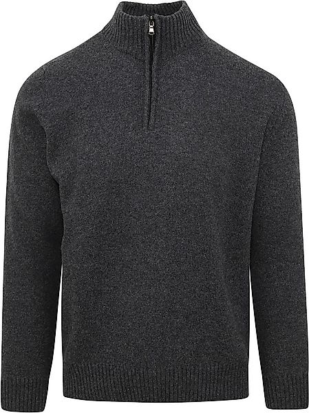 Suitable Half Zip Pullover Wool Blend Anthrazit - Größe L günstig online kaufen