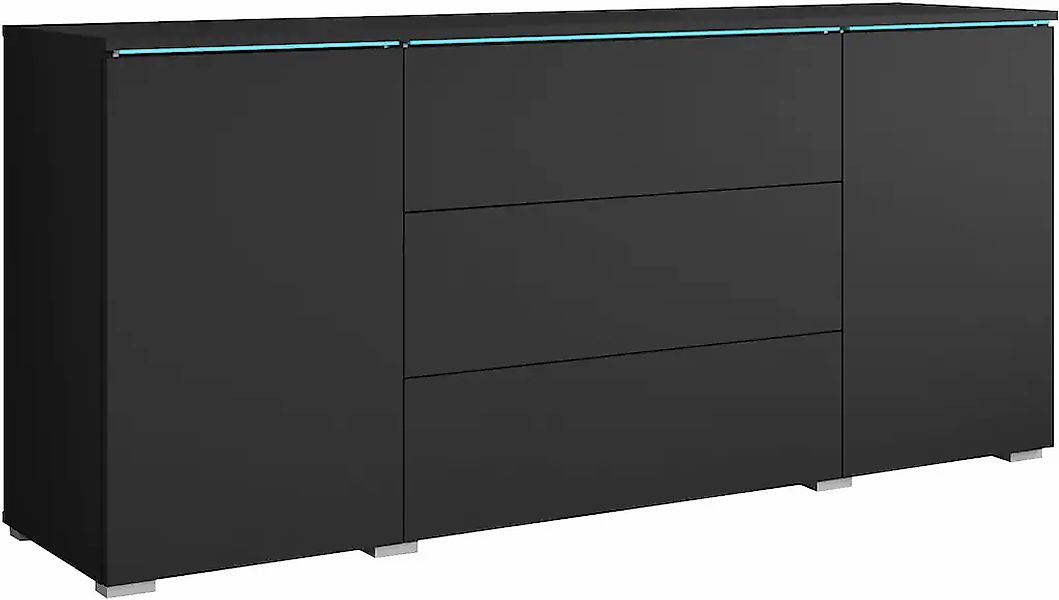 Home affaire "VERA, grifflos" verstellbare Einlegeböden, Wahlweise mit oder günstig online kaufen