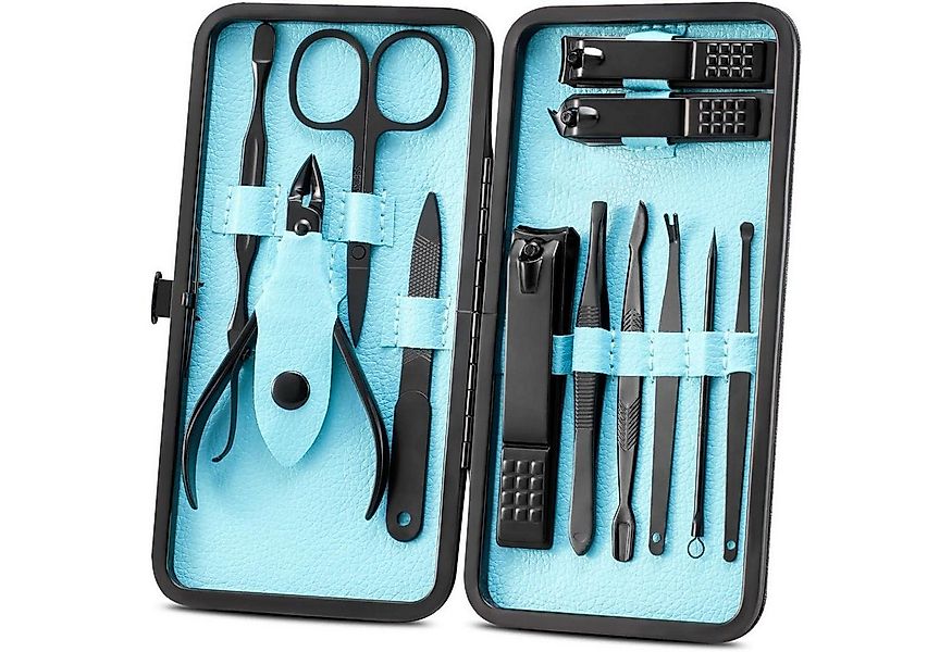 LuxusKollektion Nagelschere Maniküre Pediküre Set 12-teilig Edelstahl Pfleg günstig online kaufen