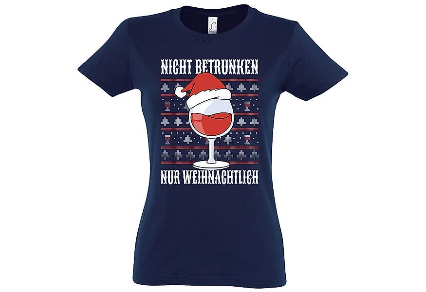 Youth Designz Print-Shirt Nicht Betrunken nur Weihnachtlich Damen T-Shirt m günstig online kaufen