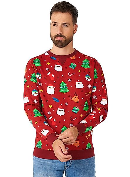 Opposuits Kostüm Festivity Red Pullover, Bedruckter Weihnachtspulli - aber günstig online kaufen