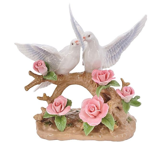 abc HOME Dekofigur Taubenpärchen, Porzellan günstig online kaufen