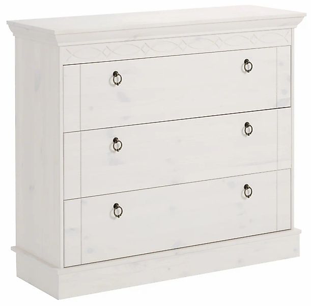 OTTO home Schubkastenkommode "Indra" aus massiver Kiefer, mit 3 Schubladen, günstig online kaufen