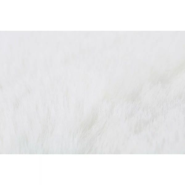 Homcom Teppich weicher Hochflor Weiß 60 x 120 x 3,5 cm günstig online kaufen