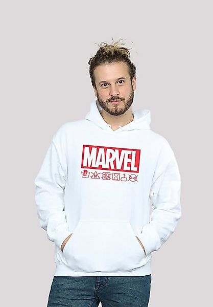 F4NT4STIC Kapuzenpullover Marvel Logo Wash Care Symbols Herren,Premium Merc günstig online kaufen