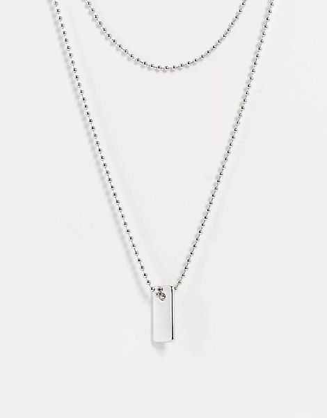 Weekday – Bo – Halskette in Silber günstig online kaufen