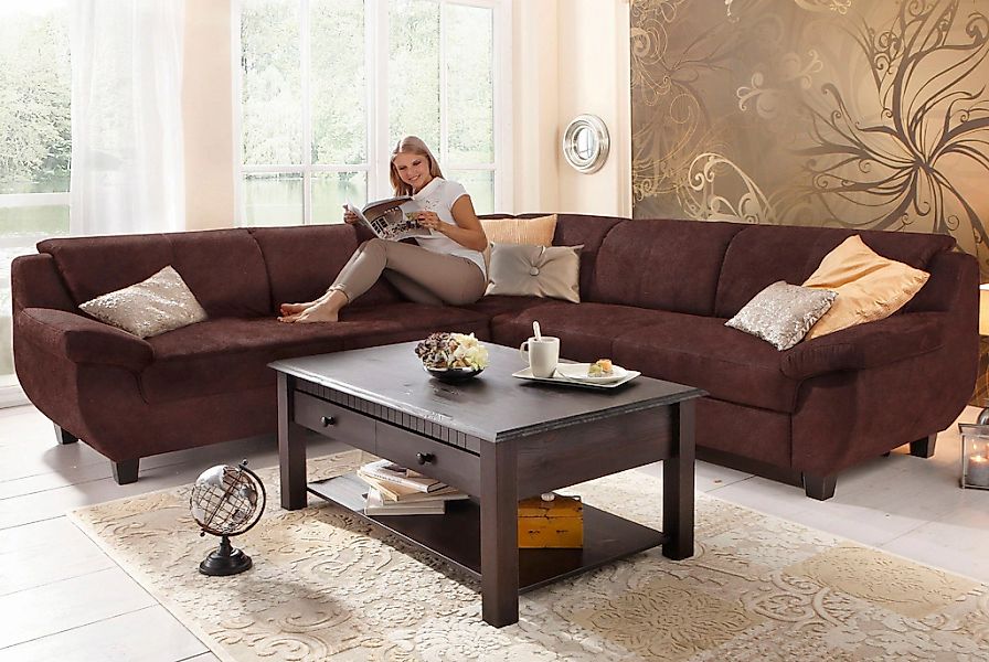Home affaire Ecksofa "Yesterday zeitlos und komfortabel, gemütliche Armlehn günstig online kaufen