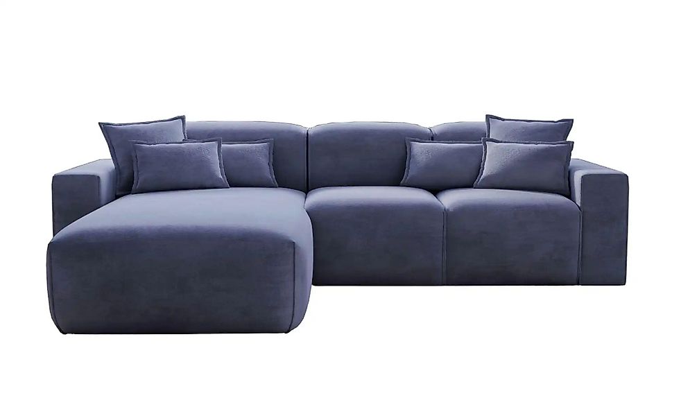 Ecksofa  Leni ¦ blau ¦ Maße (cm): B: 265 H: 74 Polstermöbel > Sofas > 3-Sit günstig online kaufen
