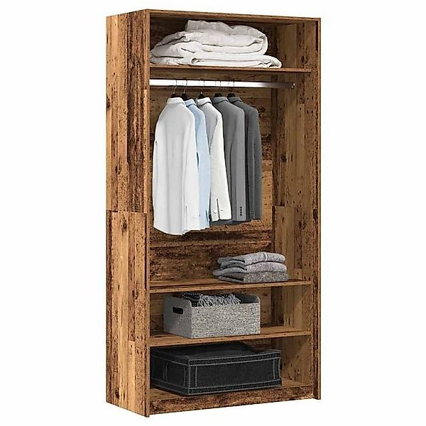 vidaXL Kleiderschrank Kleiderschrank Altholz-Optik 100x50x200 cm Holzwerkst günstig online kaufen