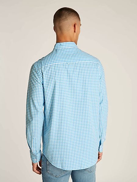 Tommy Jeans Karohemd "TJM POPLIN CHECK SHIRT", mit Karomuster günstig online kaufen