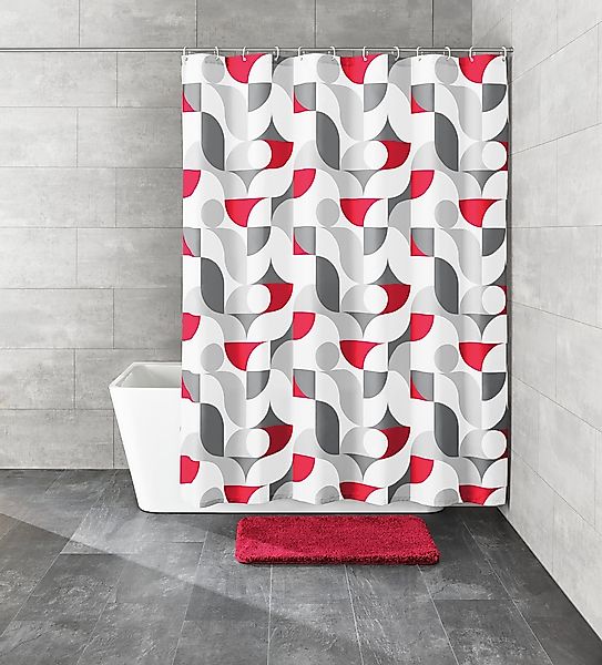 Kleine Wolke Duschvorhang "Tess" Breite 180 cm Set günstig online kaufen