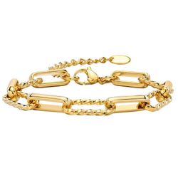 KARMA Gliederarmband Damenarmband Silber oder Gold günstig online kaufen