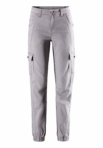 LASCANA ACTIVE Trekkinghose "Cargo Jeans Optik" Baumwollmix mit Cargo Tasch günstig online kaufen