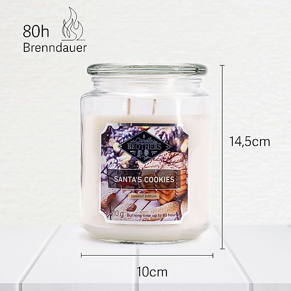 Candle BROTHERS Duftkerze Santas Cookies - günstig online kaufen