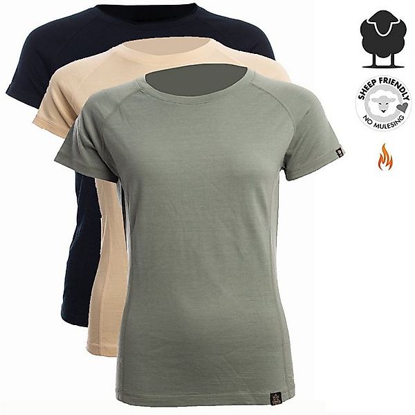 Canada North Kurzarmshirt CANADA NORTH - 100% Merino Damen T-Shirt CHILCOTI günstig online kaufen