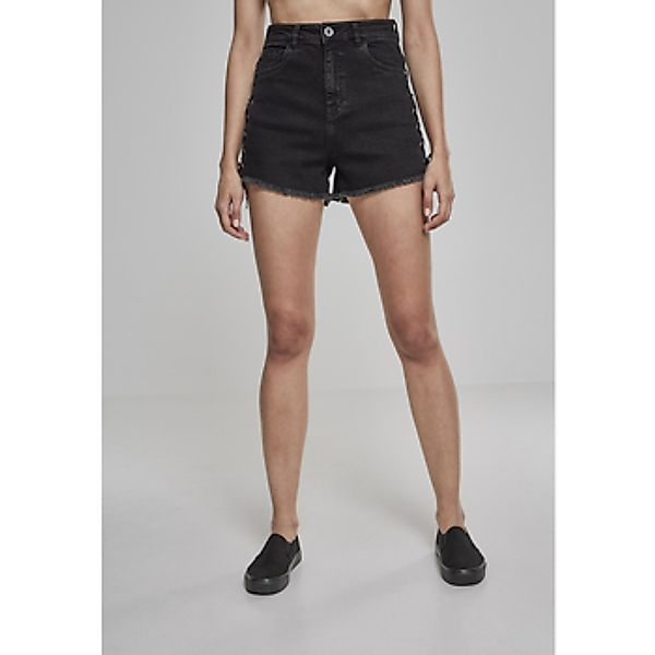 Urban Classics  Shorts Short femme Urban Classic waist denim lace up günstig online kaufen