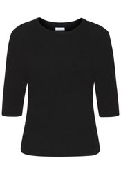 LASCANA Kurzarmpullover, flauschiger Strickpullover, figurnaher Schnitt günstig online kaufen