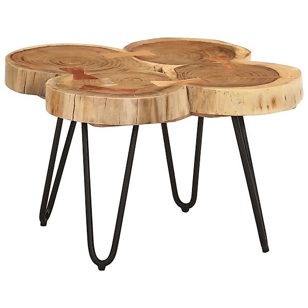 vidaXL Couchtisch 36 cm 4 Stämme Massivholz Akazie 353301 günstig online kaufen