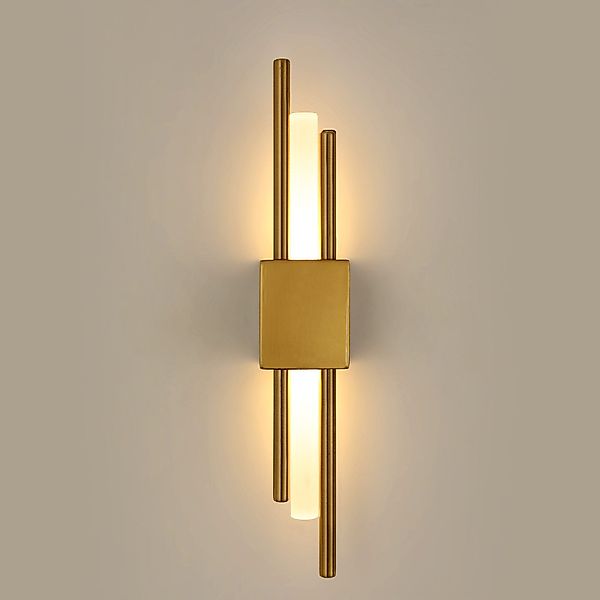 Goeco LED Wandleuchte Lange Streifenwandleuchte,LED Energiesparlampe,Gold günstig online kaufen