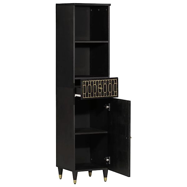 vidaXL Badschrank 38x33x160 cm Massivholz Mango Modell 3 günstig online kaufen