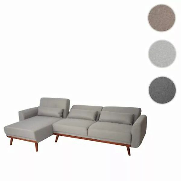 HWC Mendler Sofa mit Schlaffunktion grau günstig online kaufen
