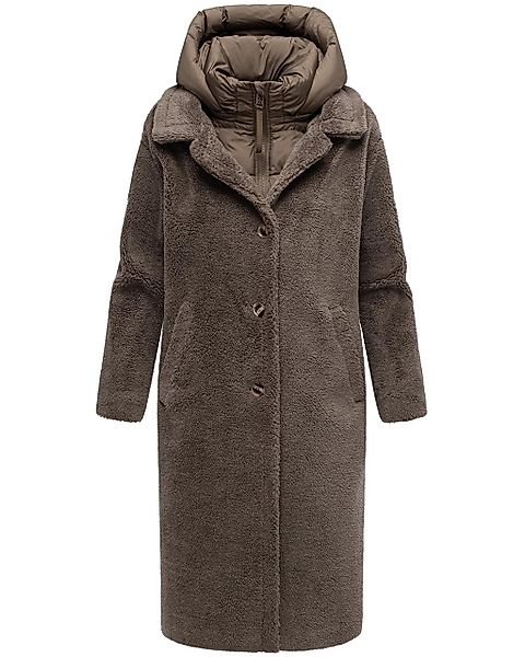 Navahoo Wintermantel "Teddyzauber 14" Plüschmantel aus Teddyfleece mit abne günstig online kaufen