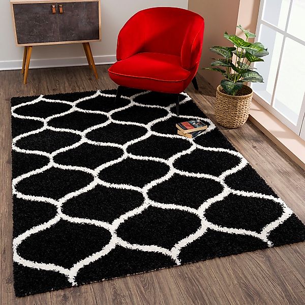 Sanat Hochflor-Teppich Madrid, rechteckig, Höhe: 30 günstig online kaufen