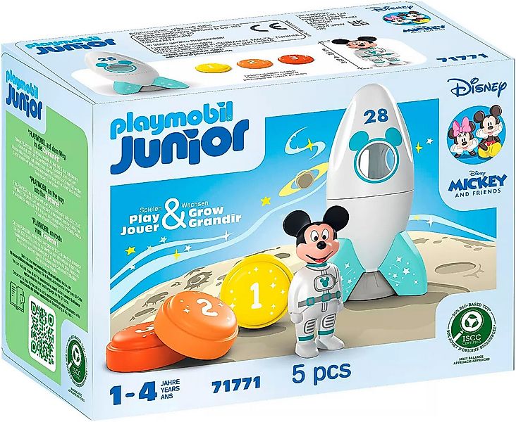 Playmobil® Micky Maus' Raketen- & Weltraum-Abenteuer (71771), JUNIOR & Disn günstig online kaufen