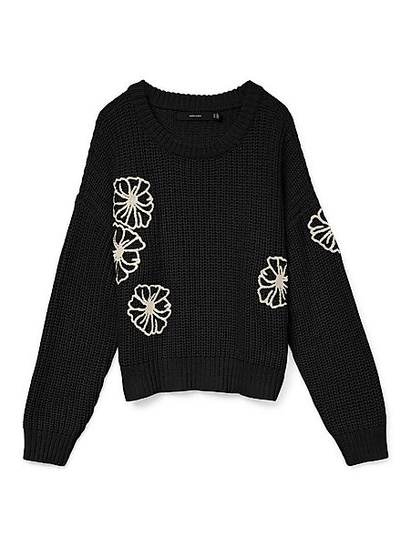 Vero Moda Rundhalspullover VMLAURA LS O-NECK PULLOVER BOO günstig online kaufen