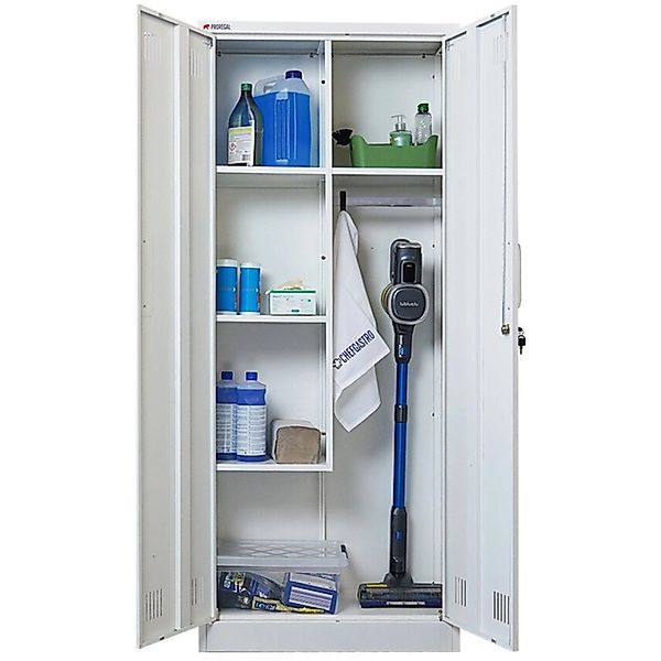 PROREGAL Flügeltürenschrank Rhino Mit 2 Türen Abschließbar HxBxT 170x70x30c günstig online kaufen