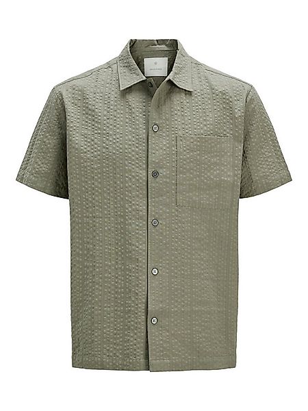 Jack & Jones Kurzarmhemd Kubisches Muster, Kurzarm, Button-down, Brusttasch günstig online kaufen
