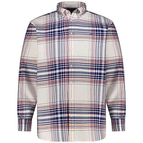 Tommy Hilfiger Freizeithemd aus Baumwolle Farbe blau/weiß Größe: 5XL günstig online kaufen