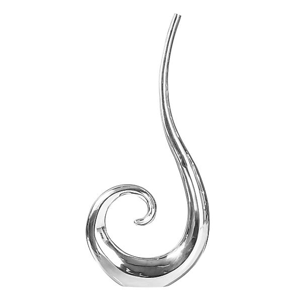 riess-ambiente Bodenvase WAVE XL 106cm silber, günstig online kaufen